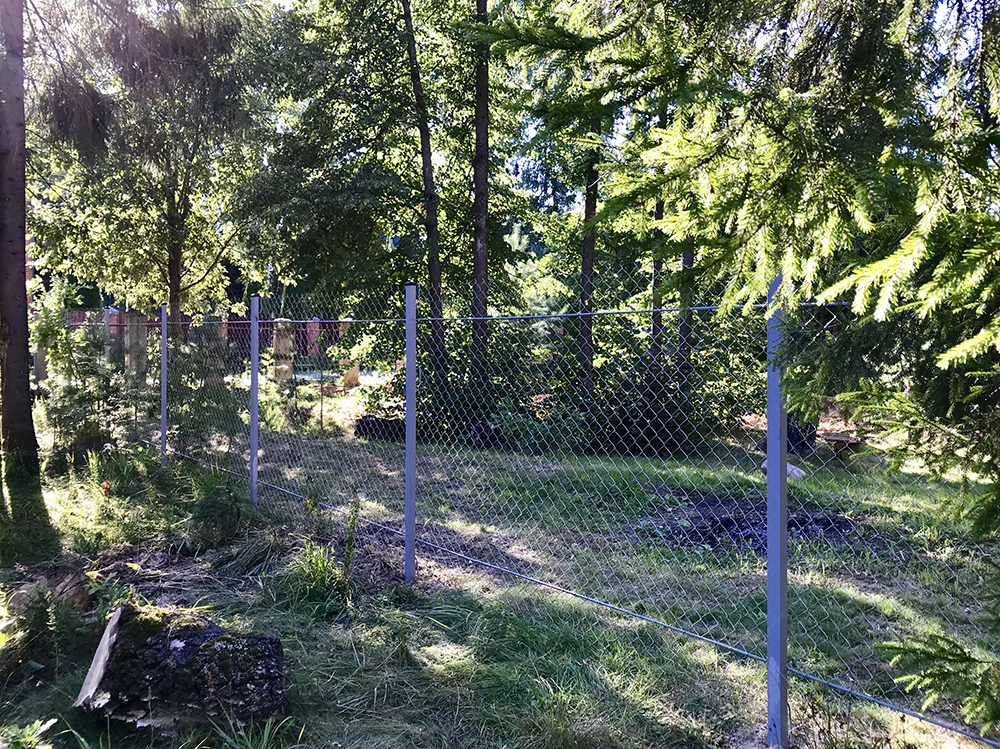 Забор из сетки рабица Забор из сетки рабица