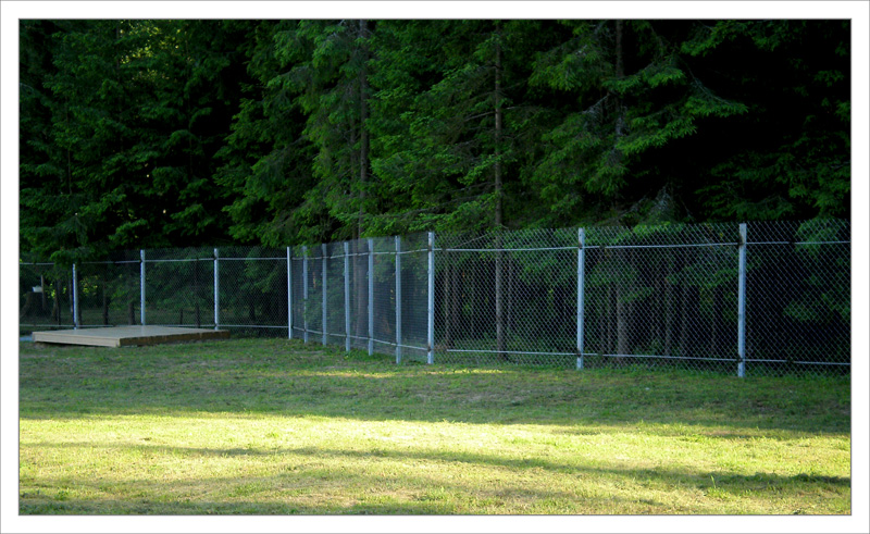 Забор из сетки рабица Забор из сетки рабица