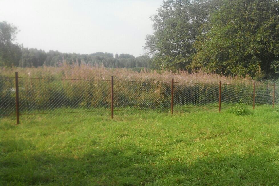 Забор из сетки рабица Забор из сетки рабица